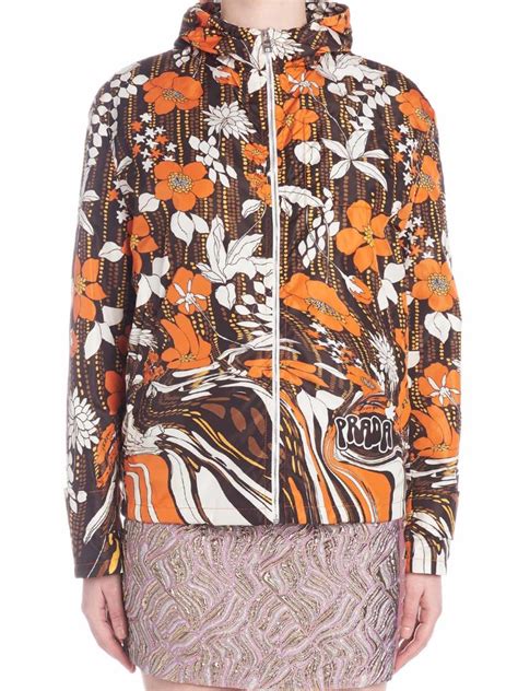 prada floral jacket|Prada jacket women's.